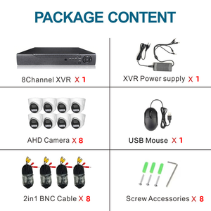 ระบบกล้องวงจรปิด TSEye 8CH AHD แบบอนาล็อก ความละเอียด 5MP รูปทรงโดม พร้อมชุด XVR รองรับการมองเห็นในเวลากลางคืนแบบสีเต็มรูปแบบ และระบบตรวจจับความเคลื่อนไหว - Product Image 3