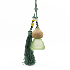 New <b>Car</b> Air Freshener Pendant Tassel-style Gourd-shaped Rearview <b>Mirror</b> Empty Perfume Bottle <b>Car</b> Interior Air Freshener Ornament - Product Image 1