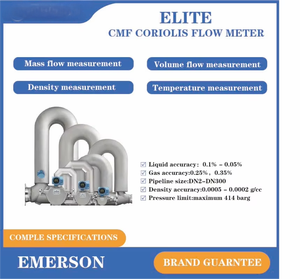 Nouveau débitmètre massique Coriolis CMFS075M DN20 d'origine en acier inoxydable 316L pour environnements dangereux - Product Image 4