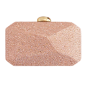 Bolso de Noche Elegante con Cristales y Diamantes para Mujer, Cartera Brillante para Boda, Bolso de Mano Estiloso para Cena Formal o Salida Nocturna - Product Image 1