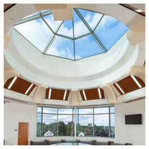 Steel Structure Factory Large Span Dome Glass Skylight Roof Steel Truss Structure Roof for Hall/<strong>Shoping</strong> Mall/Office Building - Product Image 5