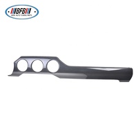 4 pièces de garnitures intérieures en fibre de carbone sèche, autocollants pour tableau de bord, pour Ford Mustang 2015 et plus, kit d'accessoires pour tableau de bord intérieur