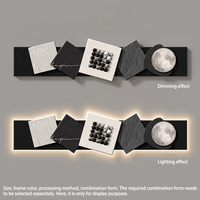 Luxe élégance lune chambre décor à la maison peinture salon canapé fond mur UV impression LED décor peinture