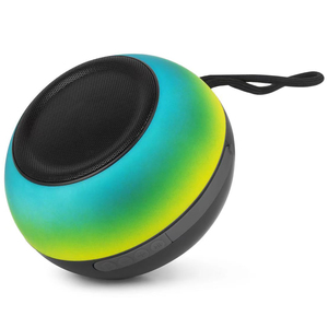 R19l 5 Watt Phẳng Hình Cầu Không Dây Di Động Loa Woofer Đèn Đầy Màu Sắc Cầm Tay Loa FM Đài Phát Thanh TF/<span class=keywords><strong>USB</strong></span> <span class=keywords><strong>Mini</strong></span> Loa - Product Image 1