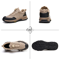 Chaussures de sécurité basses à système de laçage rapide pour hommes et femmes, protection des pieds, embout en acier pour semelle intermédiaire, antidérapantes, pour l'industrie et l'usine