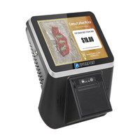 Mini terminal de point de vente à vendre, Android ou Windows en option, petit terminal de point de vente mural avec imprimante thermique