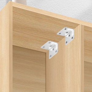 Soporte de ángulo recto de 90 grados, hierro angular en forma de L de 40x50 mm, soporte <span class=keywords><strong>triangular</strong></span> para estantería, accesorio de conexión para muebles - Product Image 4