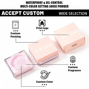 Poudre fixatrice de maquillage anti-brillance couvrance totale, personnalisable, facile à poser, waterproof, longue tenue - Product Image 6