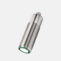 Sensor Ultrasónico de Reflexión Difusa con Salida Analógica M30 de 4-20 mA, 200 kHz, Protección IP65, Distancia de 80-2000 mm