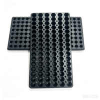 Plateau de semis en polystyrène PS plastique robuste sur mesure, thermoformé pour l'agriculture forestière, LiaoCheng, 72, 105, 162 cellules, à vendre