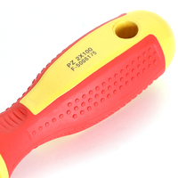 Tournevis Pozidriv isolé OEM contre les surtensions de 1000V VDE avec finition oxyde noir, pointe magnétique de 100 mm pour usage bricolage