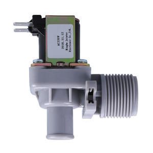 Válvula solenoide de agua de 220V con revestimiento de plástico y goma, unidireccional, para entrada de agua de lavadora, uso en electrodomésticos. - Product Image 3