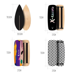 Best Selling Surf Wooden Board <strong>Balance</strong> and Waist Trainer Fitness Roller <strong>Balance</strong> Board for <strong>Sale</strong> - Product Image 4
