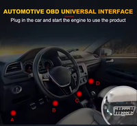 V520 OBD ELM327 Instrumento de diagnóstico automotriz Lector de código de energía eléctrica para automóviles Nueva versión de software Diagnóstico de fallas del motor