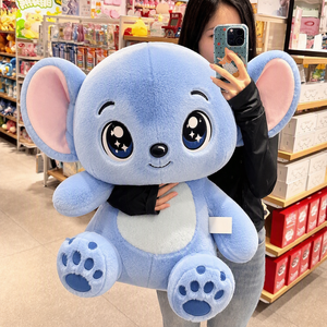 Peluche géante Stitch aux grandes oreilles, jouet pour enfants, très populaire, super douce, doublure en maille, coton PP, grande poupée réconfortante, anniversaire, vente en gros, Lilo - Product Image 4
