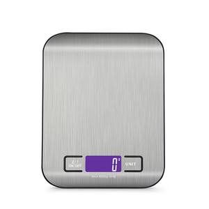 Báscula Digital de Cocina de Acero Inoxidable, 1g-10kg, Báscula de Precisión para Repostería con Cambio de Unidad y Función de Tara para Cocina Casera - Product Image 1