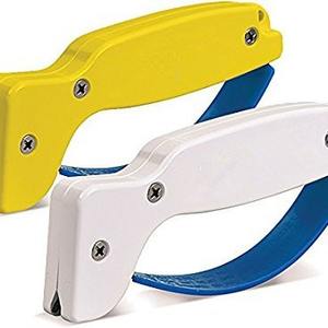 เครื่องลับมีดแบบพกพา หินลับมีดพลาสติกหลายขนาด เครื่องมือลับคมแบบแมนนวลสำหรับใช้งานกลางแจ้ง - Product Image 1