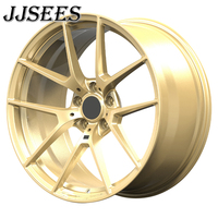 JJSEES Vente flash Jantes de voiture 19*8.5J 19*9.5J 5X120 5X112 5X114.3 Roues en alliage or de luxe pour voitures particulières pour Bmw E90 E91 E92