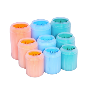 Eco-friendly in Silicone morbido per la cura degli animali domestici spazzola per la pulizia della zampa dolce tazza per i piedi del <span class=keywords><strong>cane</strong></span> sicuro per l'uso in bagno - Product Image 1