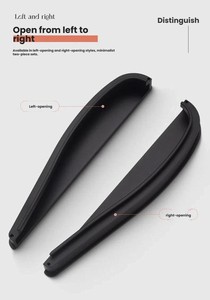 Recessed Hidden Pull Handle Aluminum Inset Handle for Wardrobe Cabinet &amp; Storage <strong>Doors</strong> - Product Image 5