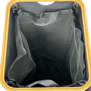 Có thể gập lại giặt lưu trữ giỏ cản trở với nắp và có thể tháo rời bánh xe giặt cản trở - Product Image 3