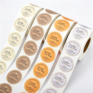 Customised roll-fed baked goods seal <b>labels</b>: waterproof vinyl foil food stickers suitable for dessert and cake <b>packaging</b> <b>labels</b> - Product Image 4