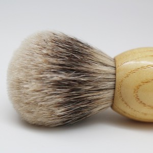 JDK 100% Brosse de Rasage pour Cheveux de <span class=keywords><strong>Blaireau</strong></span> Silvertip Naturel Manche En Bois Massif pour le Salon de <span class=keywords><strong>Coiffure</strong></span> - Product Image 4
