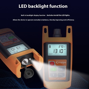 Fabrikadan doğrudan Fiber optik kablo hattı testi için çift dalga boyu el lazer ışık kaynağı kararlı tek mod - Product Image 3