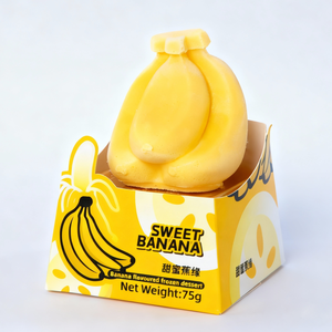Vente flash Crème glacée en forme de fruit Banane Certifiée HALAL Boîte de lait Chine <span class=keywords><strong>TikTok</strong></span> Viral Aliments surgelés Dessert spécial - Product Image 2