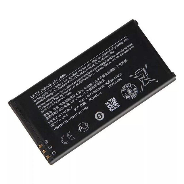REAL CAP Replacement Digital Battery BV-T5C for Nokia Lumia 640 RM-1077 RM-1073 RM-1113 Smartphone Lithium Ion Phone Batteries