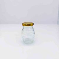 Pabrik Benang Menawarkan Harga Grosir Stoples Madu Kaca Bulat Berkualitas Baik 100ml dengan Tutup Sekrup untuk Selai, Madu, Kecap, Saffron, Crocus