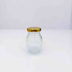 Горячая распродажа: Качественные круглые стеклянные банки для меда объемом 100 мл с завинчивающимися крышками для джемов, меда, кетчупа, шафрана и крокуса. - Product Image 2