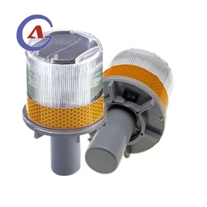 ไฟเตือนจราจรแบบกรวย LED พลังงานแสงอาทิตย์/ไฟเตือนกรวยจราจร - Product Image 1