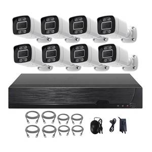 Alta Qualidade Kit POE Tuya 8MP NVR 4K Sistema De Segurança Em Casa com Áudio Em Dois Sentidos Inteligente <span class=keywords><strong>AI</strong></span> Reconhecimento Outdoor & Indoor Kit Câmera IP - Product Image 1
