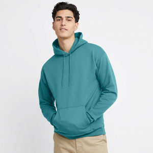 Sudadera con Capucha Extra Grande para Hombre, de Felpa Suave, Cálida para Invierno, con Bolsillo, Logotipo Personalizado, Color Liso, Estilo Casual Urbano - Product Image 1