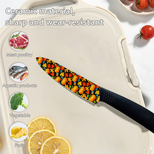 Envío Rápido, 3 Juegos de Cuchillos de Chef Japoneses, Hechos a Mano, Hoja de Cerámica Afilada, Mango de Plástico, Precio de Fábrica Personalizado, Shopify - Product Image 4