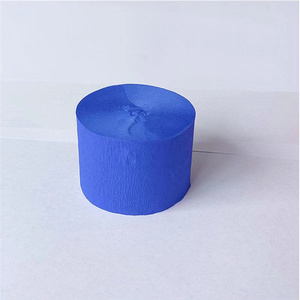 6 Rouleaux de Guirlandes en Papier Crépon 4,5 cm * 25 m, Arc-en-ciel Argenté <span class=keywords><strong>Blanc</strong></span> Bleu, Pompons pour Décoration de Fête, Mariage, Rideau - Product Image 4