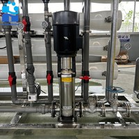 Système de traitement d'eau par osmose inverse (RO) centralisé commercial pour l'eau potable publique des écoles, hôpitaux et hôtels, 10 tonnes/heure