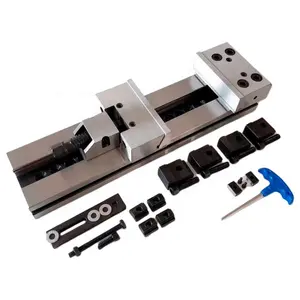 High Accuracy Movable Jaw Section CNC Milling bench Vise GT quick action precision modular vise GT100 150 175 200 300