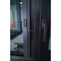 Fenêtre à battant en aluminium de style français avec auvent pour toit de maison moderne, fabriquée en Chine