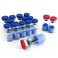 Fournisseur de poudre lyophilisée de peptide bleu de haute pureté à 99 %, 50 mg/100 mg, matière première cosmétique GHK-Cu