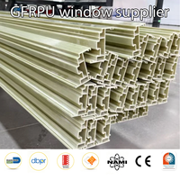 Ventana Abatible de PU, Fabricante de Ventanas de FRP, Diseño para Hogares y Oficinas, Antimosquitos, Resistentes a Huracanes, Impermeables y a Prueba de Viento