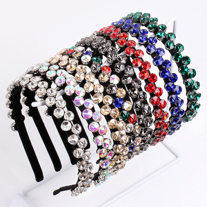 Hua Liyu – bandeau en strass pour femmes, accessoire de cheveux en cristal à la mode, pour cadeau, anniversaire, vacances - Product Image 1