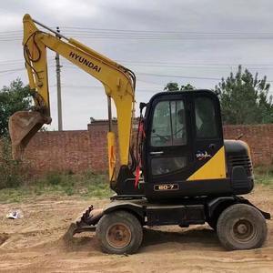 Hot Sale Used Hyundai 60W-7 Excavator <b>Wheel</b> 6ton Operating <b>Weight</b> Cheap Price Stock Includes Motor Engine Gear Pump Bearing Core - Product Image 2
