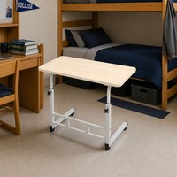 Plateau de lit pour ordinateur portable de qualité supérieure, fiable, avec hauteur réglable et surface de bureau inclinable, idéal pour les petits appartements, les hôpitaux et les voyages