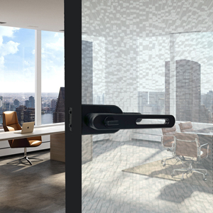 Manija de aluminio moderna de oro brillante de fábrica de China, manijas de puerta Interior, manija de bloqueo magnético de puerta de vidrio para proyecto - Product Image 6