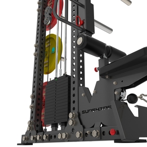 Équipement de musculation commercial multifonctionnel pour entraînement croisé, machine à câbles croisés haute et basse, rack de squat pour SSFR306 Gym Rack - Product Image 4