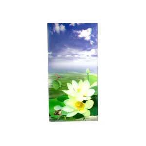 カスタムPETグレーティング3Dレンチキュラーポスター3Dレンチキュラーブックマークノートブック印刷自然風景アート絵画の3D写真