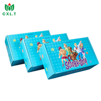 Boîte en carton ondulé pour l'expédition de jouets recyclables, impression de logo personnalisé, emballage en carton pour jouets