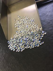 Piedra Lunar Arcoíris Natural de 5 mm y 0.51 Ct, Calidad AAA, Corte Brillante, Rellena de Fracturas, Gema de M K Corporation para Joyería - Product Image 2